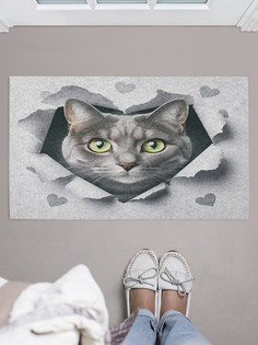 Коврик придверный JoyArty Котиковая любовь, door_sd1087
