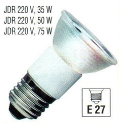 Лампа галогеновая Vito 50W E27 220V без стекла JDR DICH.REF.JDR 50WE27220V