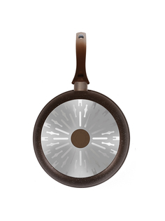 Сковорода Kukmara Мрамор Marble Induction антипригарная, литая, 28 см