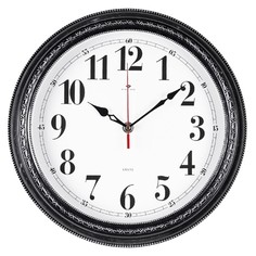 Часы настенные интерьерные Классика, бесшумные, 28.5 x 28.5 см, АА No Brand