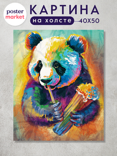 Картина на холсте Postermarket Панда, 40х50 см