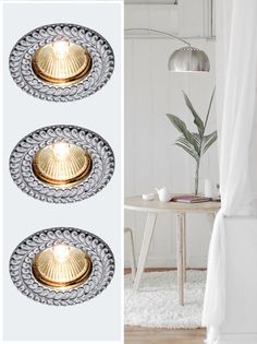 Встраиваемый светильник Max Light Cast 70 CHR ML, 3 шт