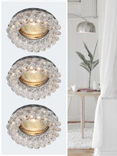 Встраиваемый светильник Max Light Crystal 52 ML, 3 шт