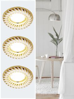 Встраиваемый светильник Max Light CAST 76 GD ML, 3 шт