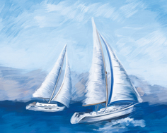 Картина на холсте Postermarket Регата, 40х50 см