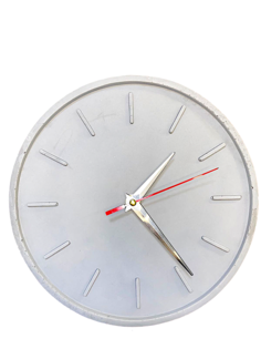 Часы настенные бетонные НЭО Concrete Time W25 Gray No Brand