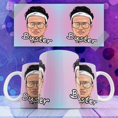 Кружка с принтом Бустер buster видеоблогер и стример 330 мл No Brand