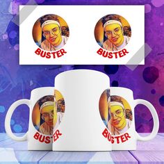 Кружка с принтом Бустер buster видеоблогер и стример 330 мл No Brand