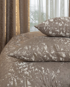 Наволочки декоративные Evrika Home 70х70 на молнии Версаль Моккачино