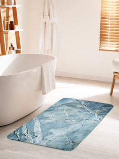 Коврик для ванной туалета JoyArty Мрамор керамин, bath_37005_60x100