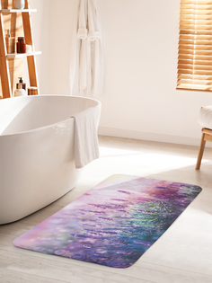 Коврик для ванной туалета JoyArty Горная лаванда, bath_39846_60x100