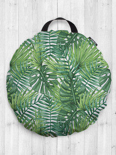 Подушка сидушка JoyArty Тропические листья 52 см, dsfr_36056