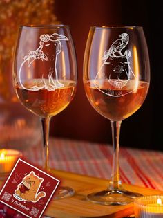 Бокалы LaserGlass на 8 марта с Капибарой