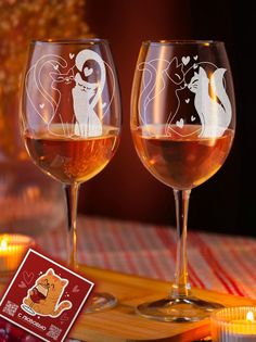 Бокалы LaserGlass с котами