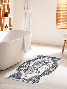 Коврик для ванной туалета JoyArty Священный слон, bath_12634_60x100
