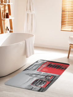 Коврик для ванной туалета JoyArty Эксурсия по Лондону, bath_14659_60x100
