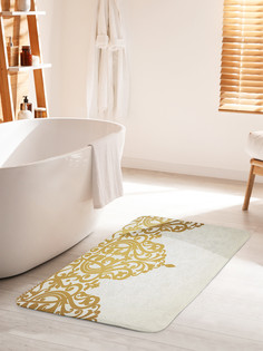 Коврик для ванной туалета JoyArty Королевские завитки, bath_15875_60x100