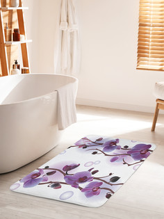 Коврик для ванной туалета JoyArty Орхидеи, bath_50381_60x100