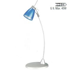 Настольная лампа синего цвета, VT034-40WBLUEG9WB Vito