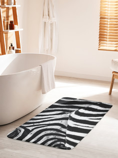 Коврик для ванной туалета JoyArty Зебровый пазл, bath_7903_60x100
