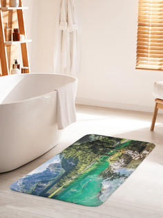 Коврик для ванной туалета JoyArty Горная тишина, bath_10285_60x100