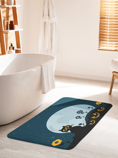 Коврик для ванной туалета JoyArty Ночной котик, bath_19418_60x100