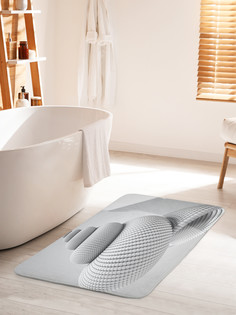 Коврик для ванной туалета JoyArty Спиральная ракушка, bath_20005_60x100