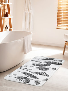 Коврик для ванной туалета JoyArty Перья повсюду, bath_20244_60x100