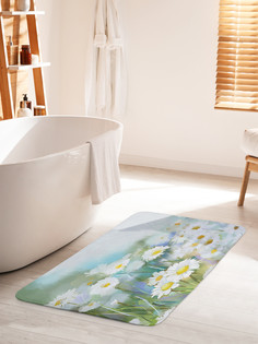 Коврик для ванной туалета JoyArty Ромашковый рай, bath_21157_60x100