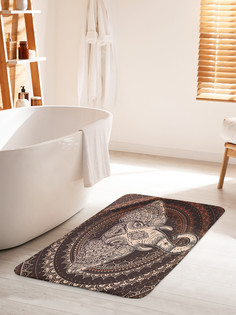 Коврик для ванной туалета JoyArty Слоновая мандала, bath_22424_60x100
