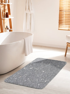 Коврик для ванной туалета JoyArty Блестящий шум, bath_24101_60x100