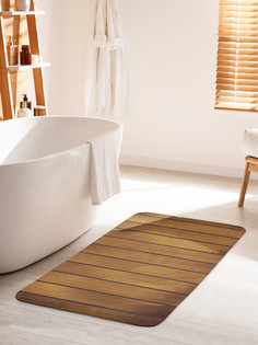 Коврик для ванной туалета JoyArty Дощатый настил, bath_28564_60x100