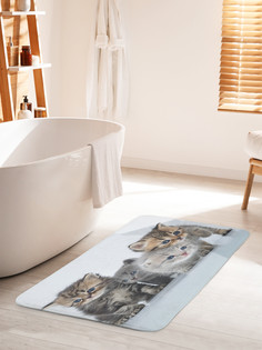 Коврик для ванной туалета JoyArty Четыре котенка, bath_30092_60x100