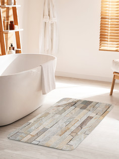 Коврик для ванной туалета JoyArty Каменная стена, bath_33355_60x100
