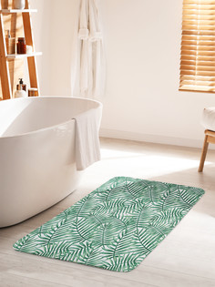 Коврик для ванной туалета JoyArty Кружево тропиков, bath_36032_60x100