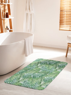 Коврик для ванной туалета JoyArty Сплошные листья, bath_36061_60x100