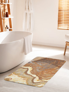 Коврик для ванной туалета JoyArty Срез камня оникс, bath_37018_60x100