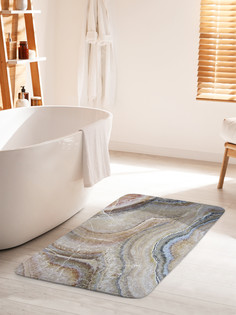 Коврик для ванной туалета JoyArty Камень оникс, bath_37022_60x100