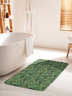 Коврик для ванной туалета JoyArty Тропические листья, bath_44262_60x100