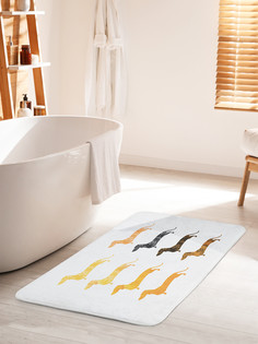 Коврик для ванной туалета JoyArty Расцветка такс, bath_53883_60x100