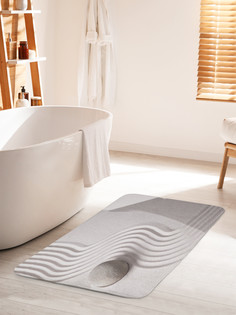 Коврик для ванной туалета JoyArty Песочный ландшафт, bath_91605_60x100