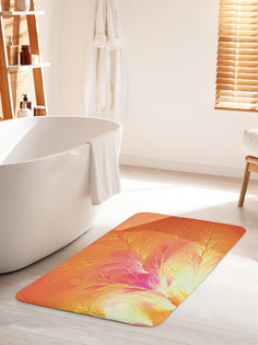 Коврик для ванной туалета JoyArty Цветочное воспламенение, bath_2655_60x100