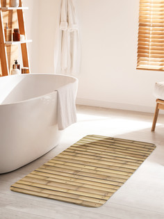 Коврик для ванной туалета JoyArty Прочный бамбук, bath_4731_60x100
