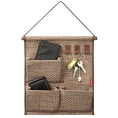 Органайзер-ключница Casy Home НО-041 30х33 см подвесной 3 крючка и 3 кармана