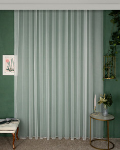 Тюль сетка с утяжелителем Evrika Home 600x285 см Бамбук Молочный