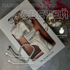 Набор интнрьерных свечей М+Ж без аромата No Brand