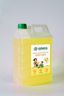 Гель для мытья посуды DOMCA Лимон, 5 л