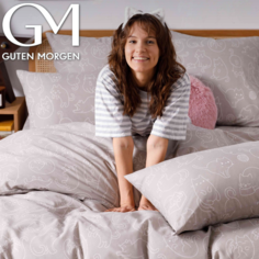 Комплект постельного белья, Guten Morgen, Бязь, 1,5 спальный нав. 50х70 см