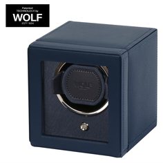 Шкатулка с автоподзаводом Wolf Cub Winder with Cover Navy