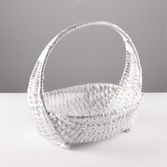 Корзина плетеная, модель Classic 30x20x15 см No Brand